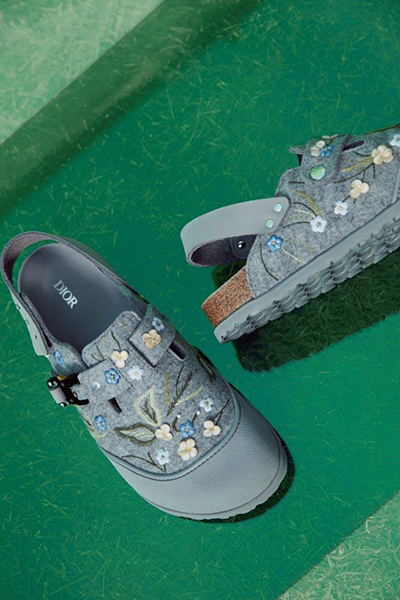 ديور تحيي أجمل لحظات الماضي بالتعاون مع علامة  Birkenstock